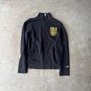Umbro y2k soccer Futbol Zip up sweater Mens size M black